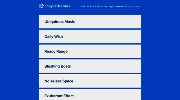 playlistname.com