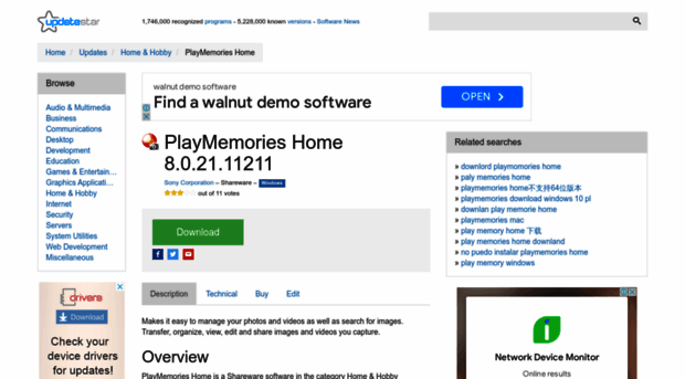 playmemories-home.updatestar.com
