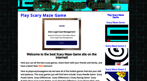 scary maze game net