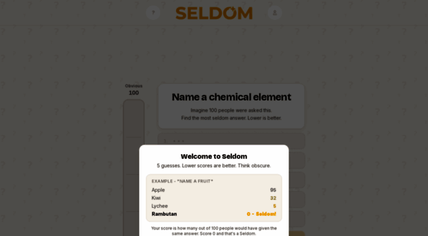 playseldom.com