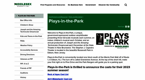 playsinthepark.com