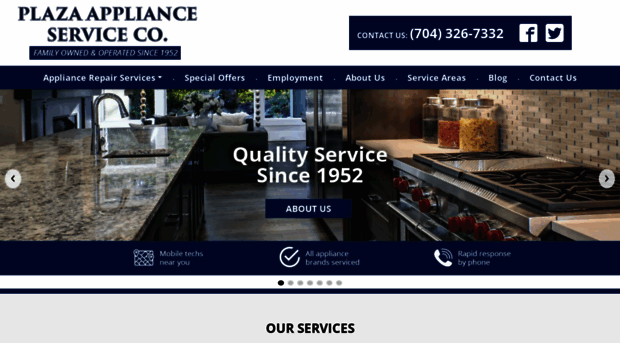 plazaapplianceservice.com