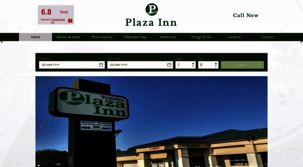 plazainntopeka.com