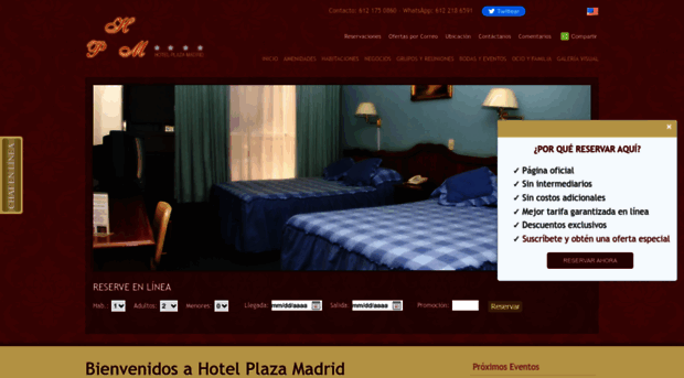 plazamadridhotel.com