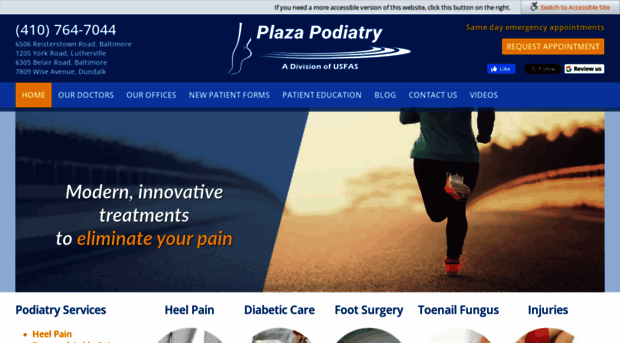 plazapodiatry.com