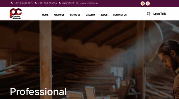 pleasantcarpentry.com