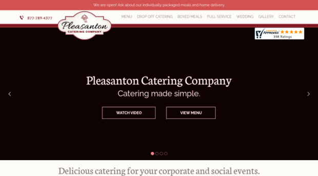 pleasantoncateringcompany.com