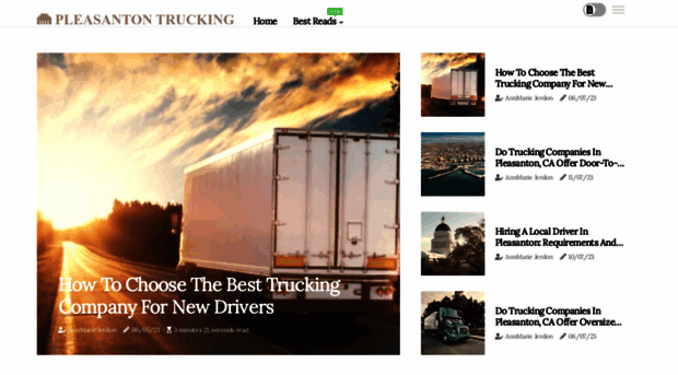 pleasantontrucking.com