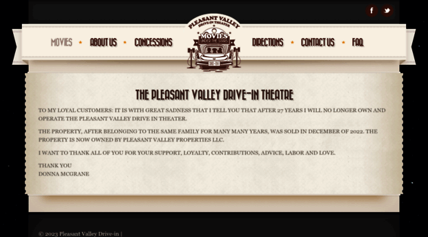 pleasantvalleydriveinmovies.com