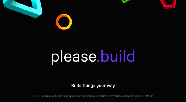 please.build