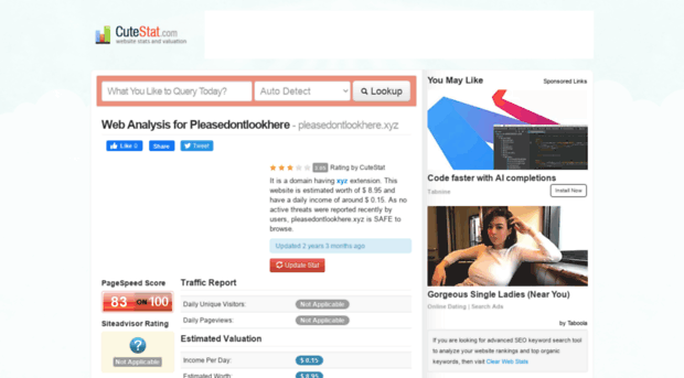 pleasedontlookhere.xyz.cutestat.com