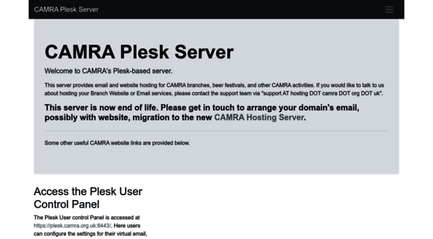 plesk.camra.org.uk