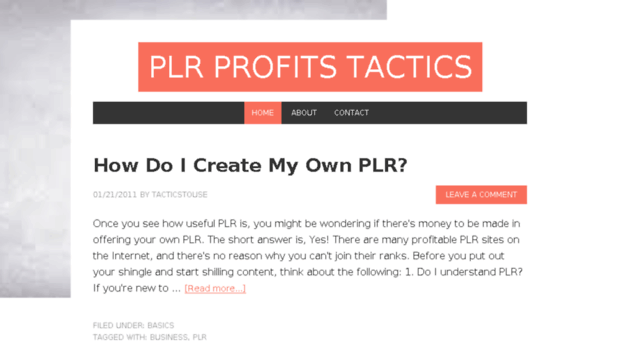 plrprofitstactics.com