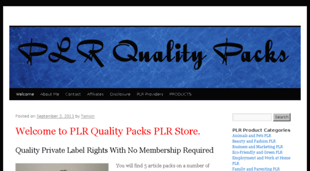 plrqualitypacks.com