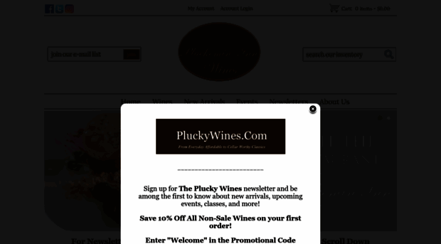 pluckywineshop.com