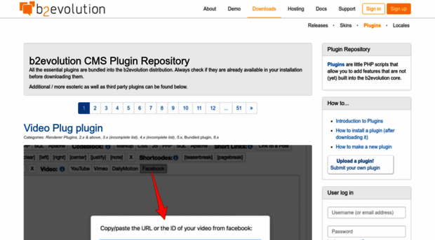 plugins.b2evolution.net