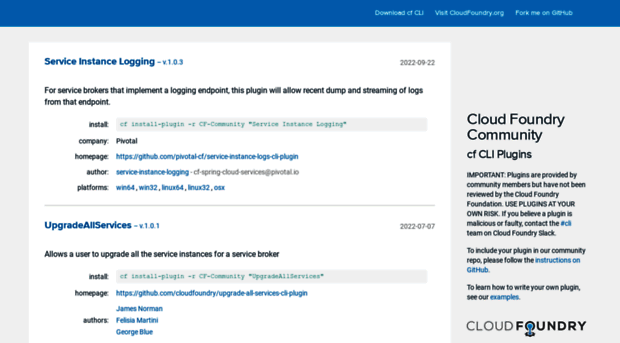 plugins.cloudfoundry.org
