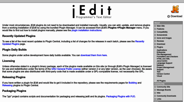 plugins.jedit.org