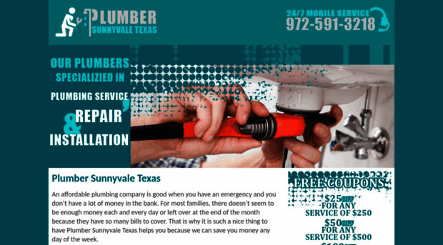 plumbersunnyvaletexas.com