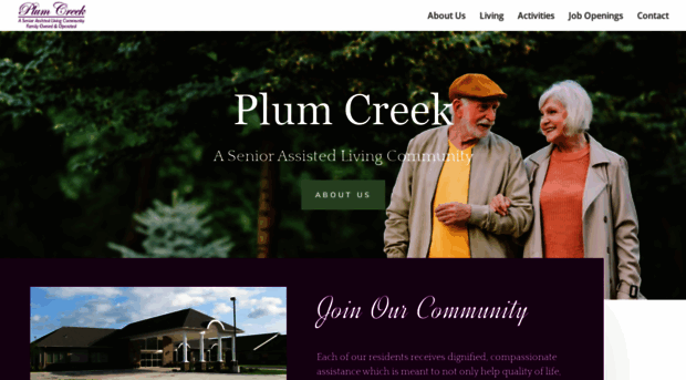 plumcreekseniorliving.com