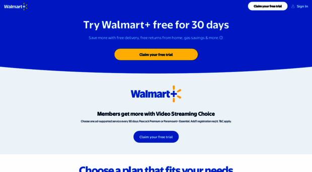 plus.walmart.com - Walmart+ - Plus Walmart