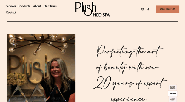 plushmedspa.net