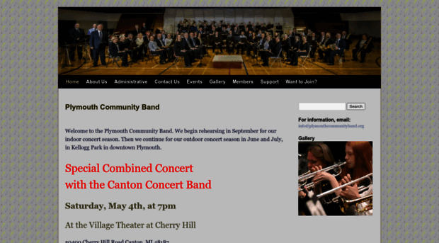 plymouthcommunityband.org