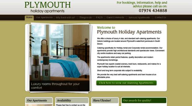 plymouthholidayapartments.co.uk