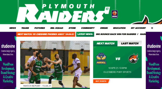 plymouthraiders.com