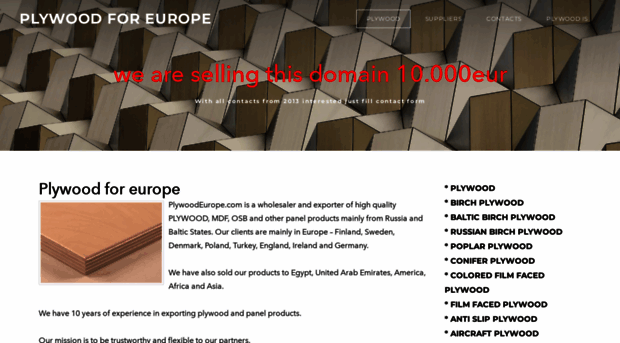 plywoodeurope.com