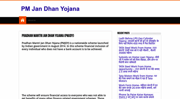 pmjandhanyojana.co.in