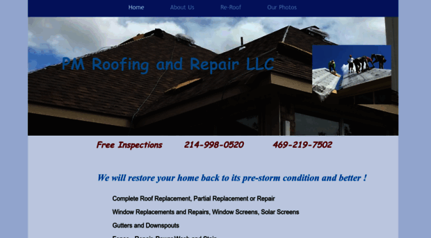 pmroofingandrepair.com