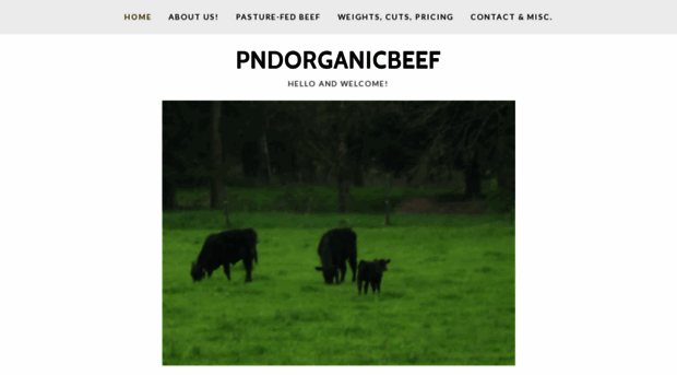 pndorganicbeef.com