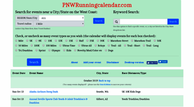 pnwrunningcalendar.com