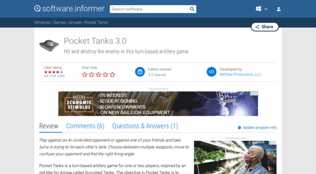 pocket-tanks.informer.com