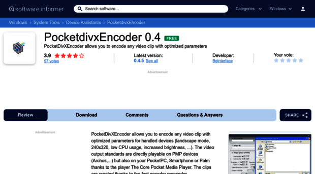 pocketdivxencoder.software.informer.com