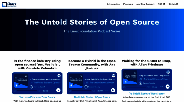 podcast.linuxfoundation.org