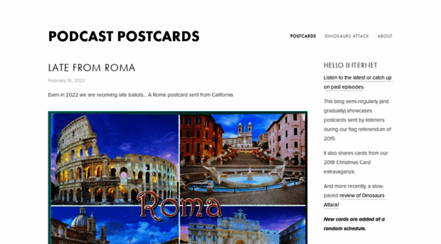 podcastpostcards.com