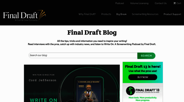 podcasts.finaldraft.com