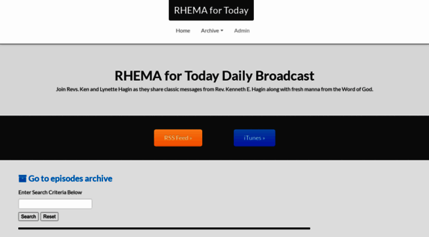 podcasts.rhema.org