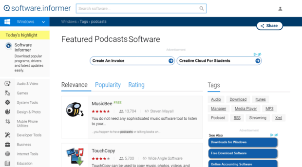 podcasts.software.informer.com