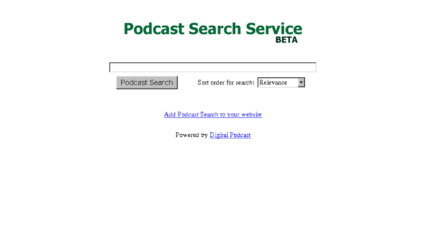 podcastsearchservice.com