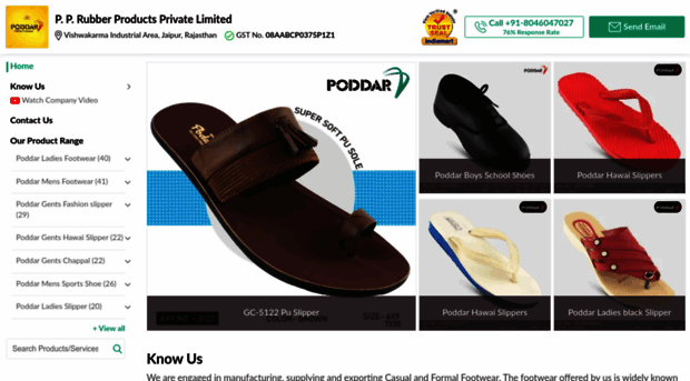 poddarfootwear.com