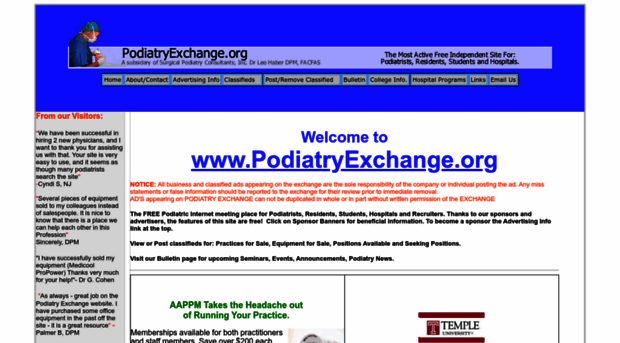 podiatryexchange.org