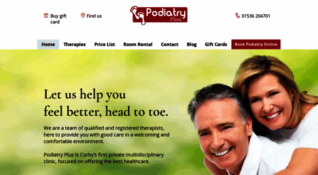 podiatrypluscorby.co.uk