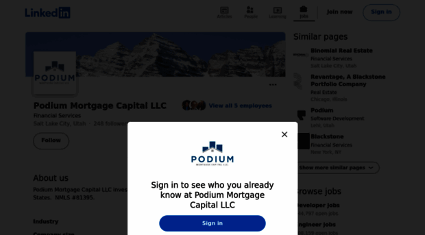 podiummortgagecapital.com