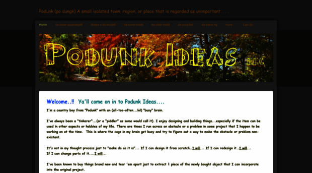 podunkideas.com