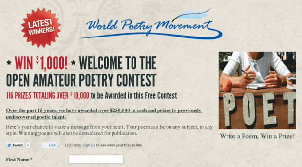 poetrycontest.com