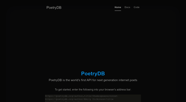 poetrydb.org