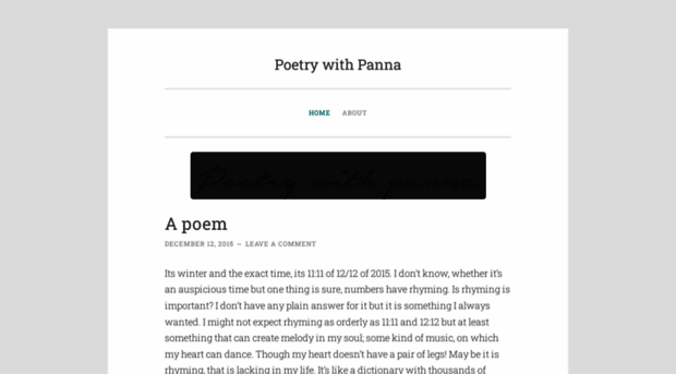 poetrywithpanna.wordpress.com